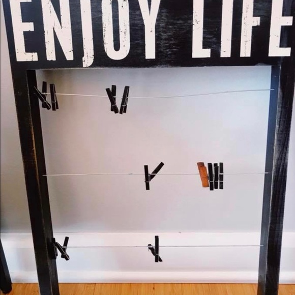 30in+ Enjoy life - memory display & photo hanger - Picture 2 of 2